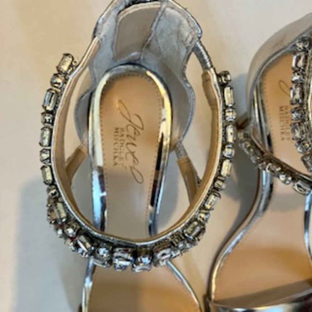 Jewel Badgley Mischka Celine Embellished Sandal by  Size 7.5 - Picture 12 of 12